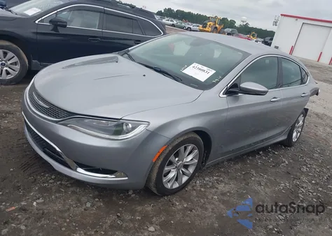 2015 Chrysler 200 C из США, поврежденный, VIN 1C3CCCCB0FN666276